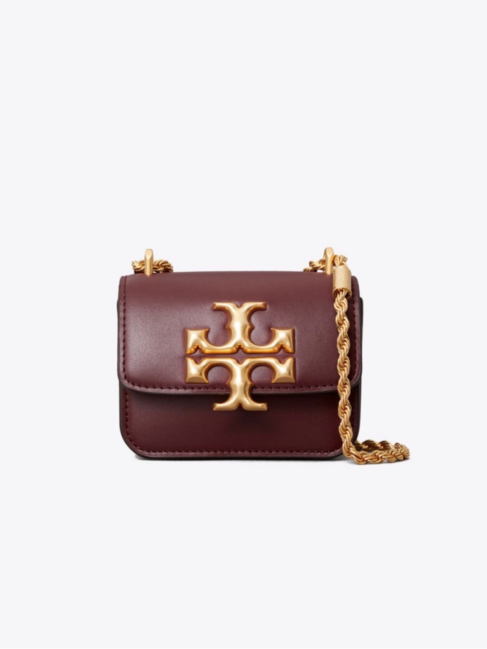 Tory Burch Eleanor Mini Crossbody Claret - NWT